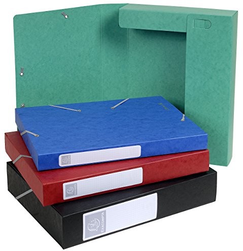 Exacompta carto Box pudło do przechowywania Karton Manila firmy, DIN A4) 3141870001401