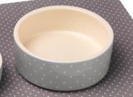 Maelson petface ceramiczna żernych, 13 cm, szary/biały