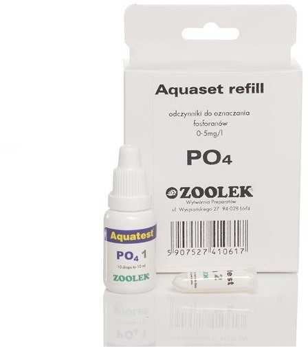 Zoolek Aquaset refill PO4 uzupełnienie do testu kropelkowego pomiaru stężenia fosforanów PO4