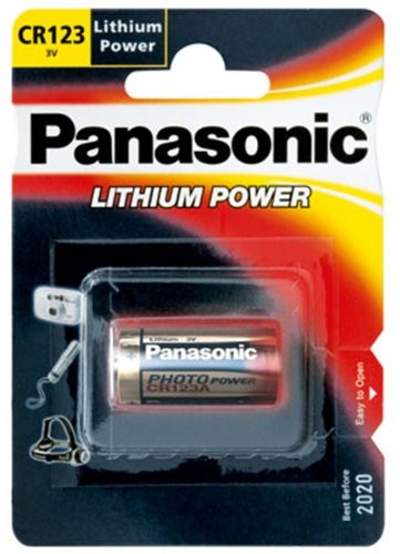 Panasonic CR123 A Photo Power bateria litowa 10-Pack, 1450 mAh CR-123AL