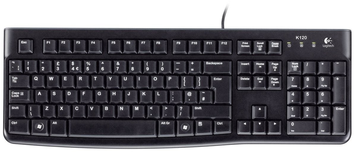 Logitech K120 Czarny