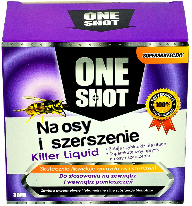 Monagro Preparat na osy 30 ml=5l koncentrat. Środek na szerszenie ONE SHOT.