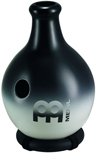 Meinl Percussion meinl Percussion id9bk/WH Fiberglass Liquid IBO drum (Large), Black/White ID9BK