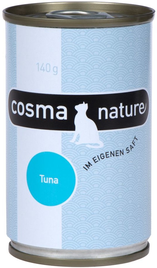 Cosma Megapakiet Nature 24 x 140 g Tuńczyk z całymi sardelkami