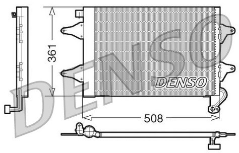 DENSO Chłodnica klimatyzacji - skraplacz DCN27004
