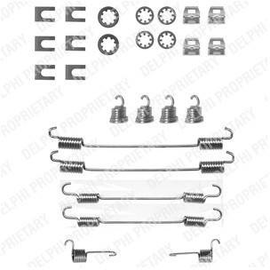 DELPHI Zestaw dodatków, szczęki hamulcowe LY1111