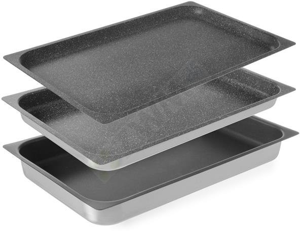 Hendi Pojemnik aluminiowy GN 1/1 z powłoką nieprzywierającą taca 40mm 805541