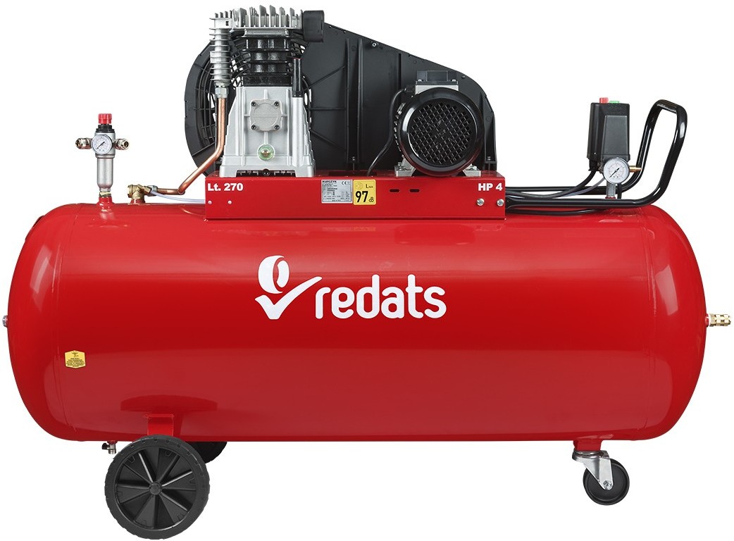 REDATS Kompresor tłokowy sprężarka 270L 3kW - 400V REDATS