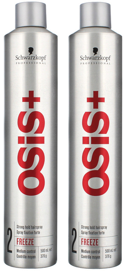 Schwarzkopf Osis Freeze | Zestaw lakier mocno utrwalający 2x500ml
