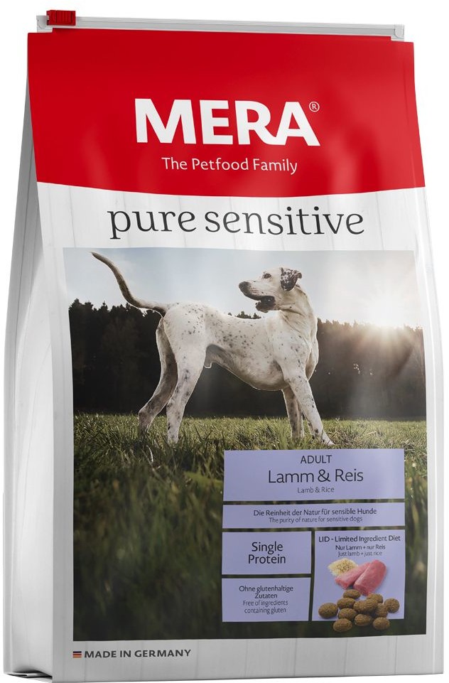 Meradog Pure Sensitive Mera Dog Pure Sensitive jagnięcina i ryż 4 kg