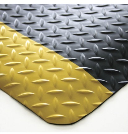 Coba Mata Ergonomiczna Coba Deckplate 0,9 M X 18,3 M Czarny/żółty