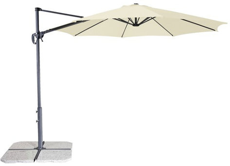 Doppler Parasol ogrodowy kremowy, 50x50 cm