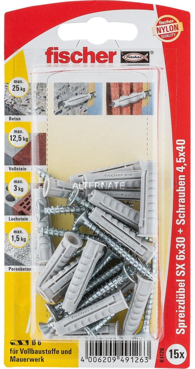 Fischer SX 6x30 S K, Dowel