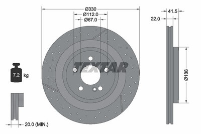TEXTAR (TMD Friction Services GmbH) (TMD Friction Services GmbH) 92290605 92290605