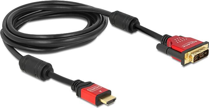 Delock Kabel HDMI - DVI-D 5 m (GV1-BL-NA)