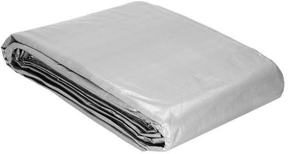Springos Plandeka 3x3m 210g/m2 gruba płachta ochronna szara GA2148