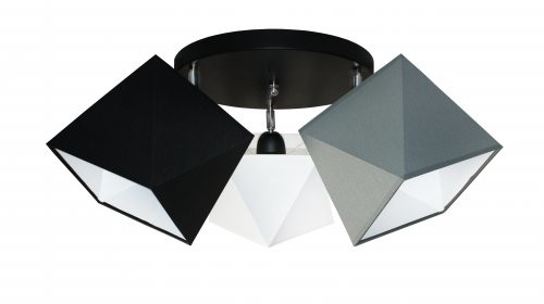 Solar Plafon 3pł. z abazurami Diament nr kat. 0820 0820