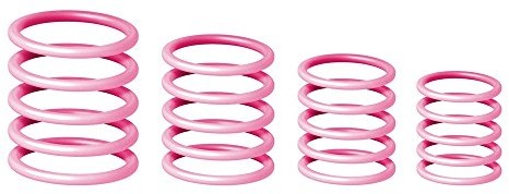 Gravity Uniwersalne ring  RP 5555 BLK 1 Pack jeden rozmiar Gravity RP 5555 PNK 1