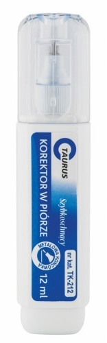 TAURUS EKO1039 Korektor w piórze 12ml