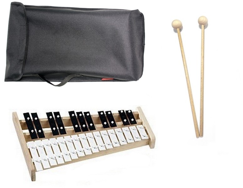 Dzwonki Chromatyczne Cymbałki + Pokrowiec czarny