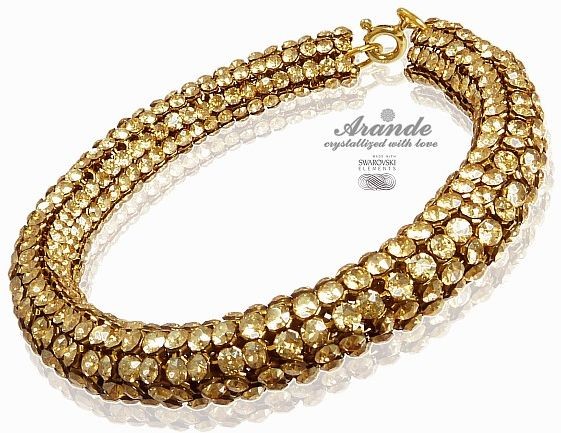 Swarovski Arande NOWE Bransoletka CRYSTALLIZED GOLDEN 3597992904