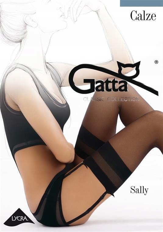 Gatta Sally Ponczochy do paska Lycra