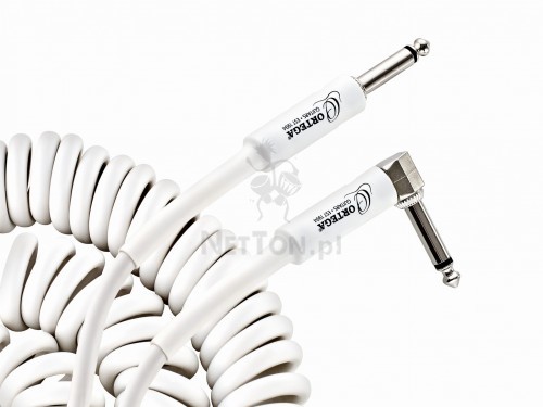 ORTEGA ORCCI-30WH Kabel istrumentalny z serii RETRO 9m ORCCI-30WH