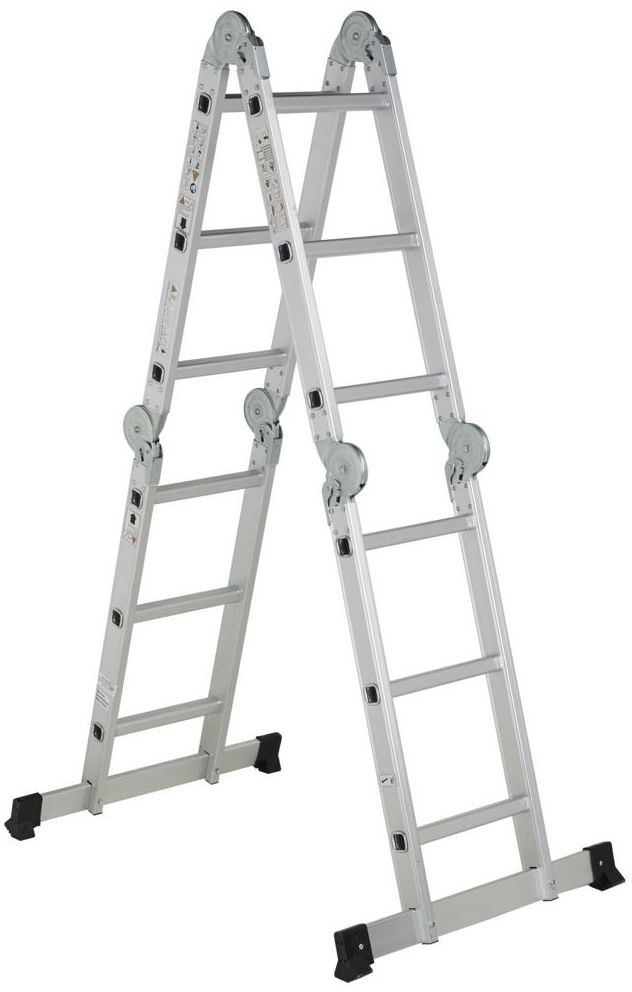 Drabina przegubowa z podestem 4 x 3