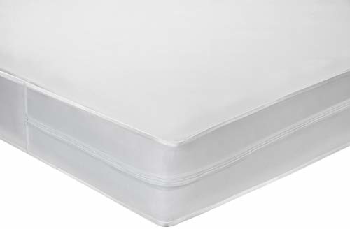 Pikolin Home Funda de colchón Impermeable y Transpirable, Poliéster, Blanco, 180 x 190/200 cm