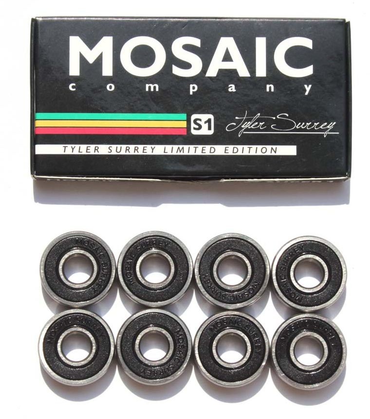 MOSAIC łożyska MOSAIC SUPER 1 TYLER SURREY BEARINGS ABEC7 Black