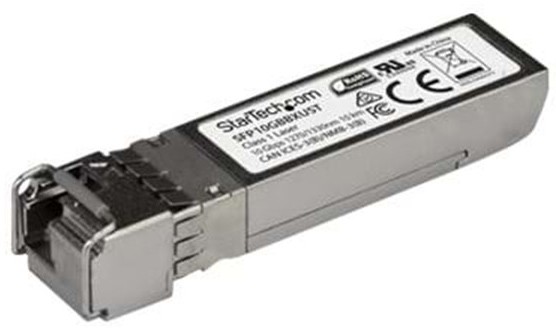 StarTech.com StarTech.com MSA Compliant 10 Gigabit Fiber SFP+ Transceiver Module - 10GBase-BX (Upstream) - SM LC - 10 km - SFP+ transceiver modul - 10 Gigabit Ethernet SFP10GBBXUST