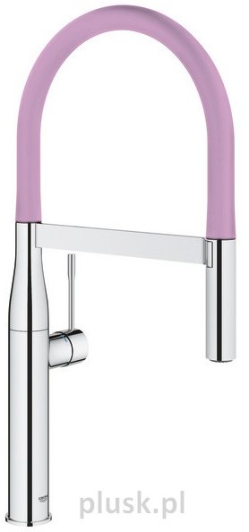 Grohe Essence chrom / różowy 30294000 + 30321DP0
