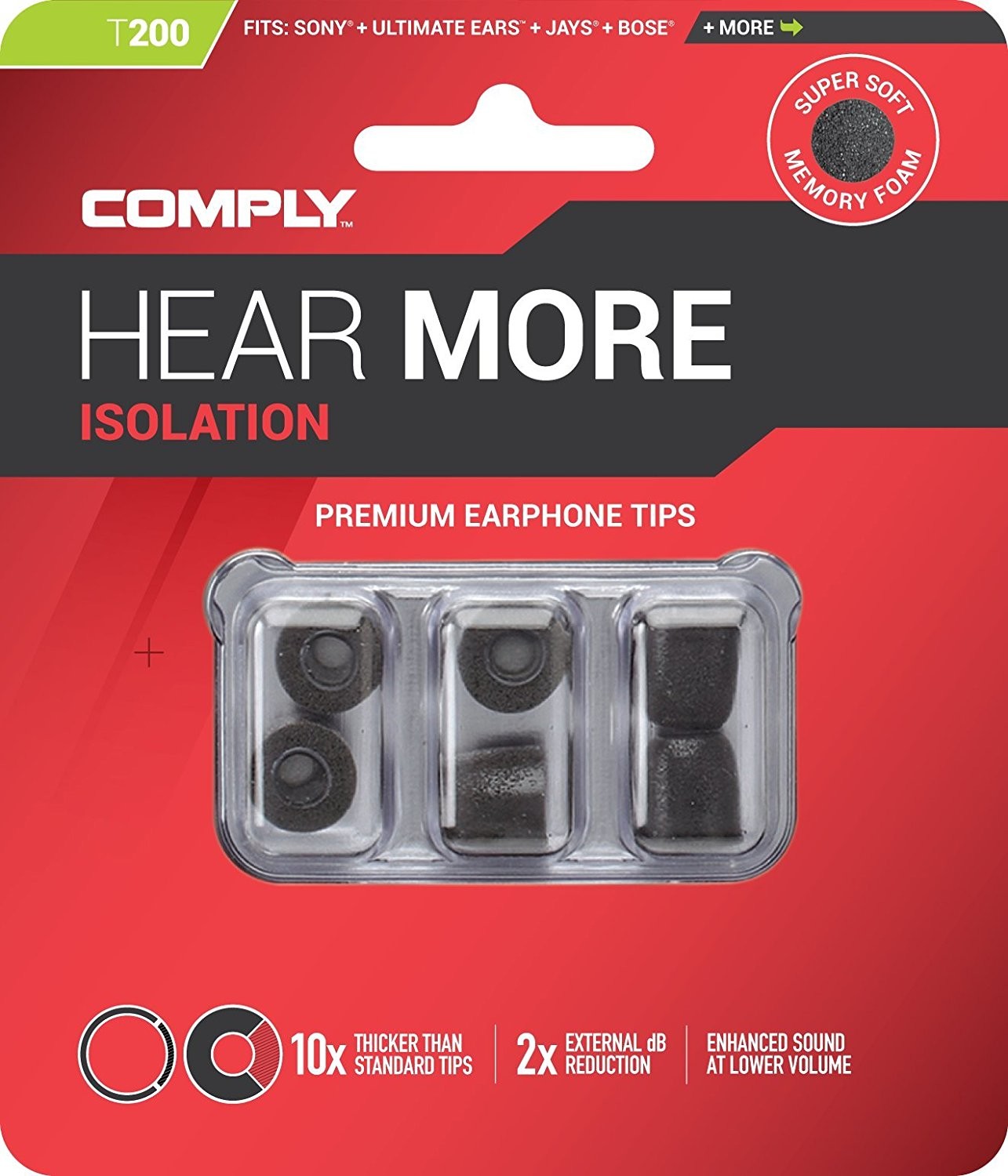 Comply Pianki T 200 Do Słuchawek Isolation Roz S