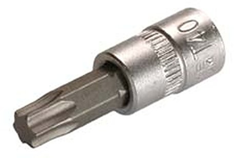 BGS wkładka bit, 6,3 MM, 1/4 cala, profilem T, T40, 2596