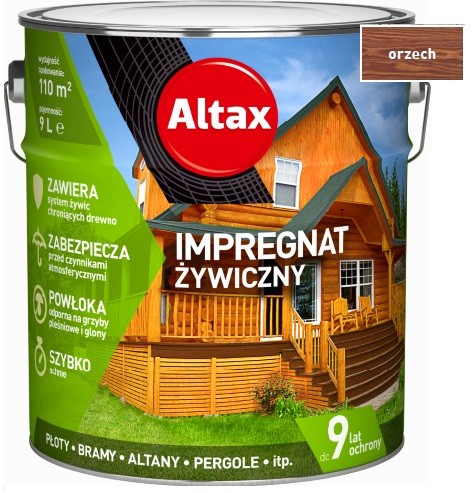 Altax impregnat $253ywiczny, orzech, 9l