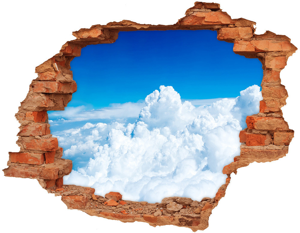 Wallmuralia.pl naklejka fototapeta  na ścianę Chmury z lotu ptaka