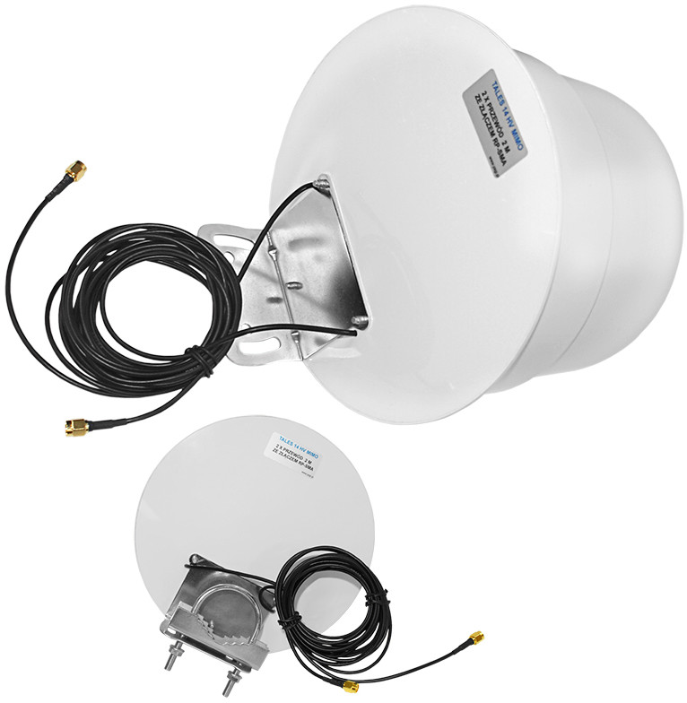 Antena dookólna Tales Mimo 14V 2,4GHz 2x 2m Rp-sma