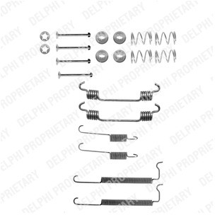 DELPHI Zestaw dodatków, szczęki hamulcowe LY1134