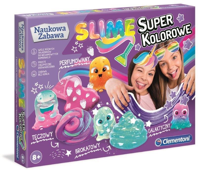 Clementoni Naukowa zabawa Super kolorowe Slime