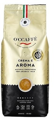 O'ccaffe Crema E Aroma 100% Arabica 1000g