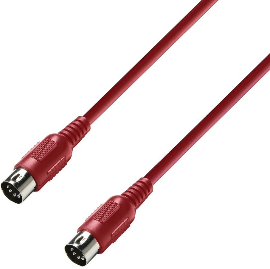 ah Cables Adam Hall kabel MIDI, czerwony K3MIDI0150RED
