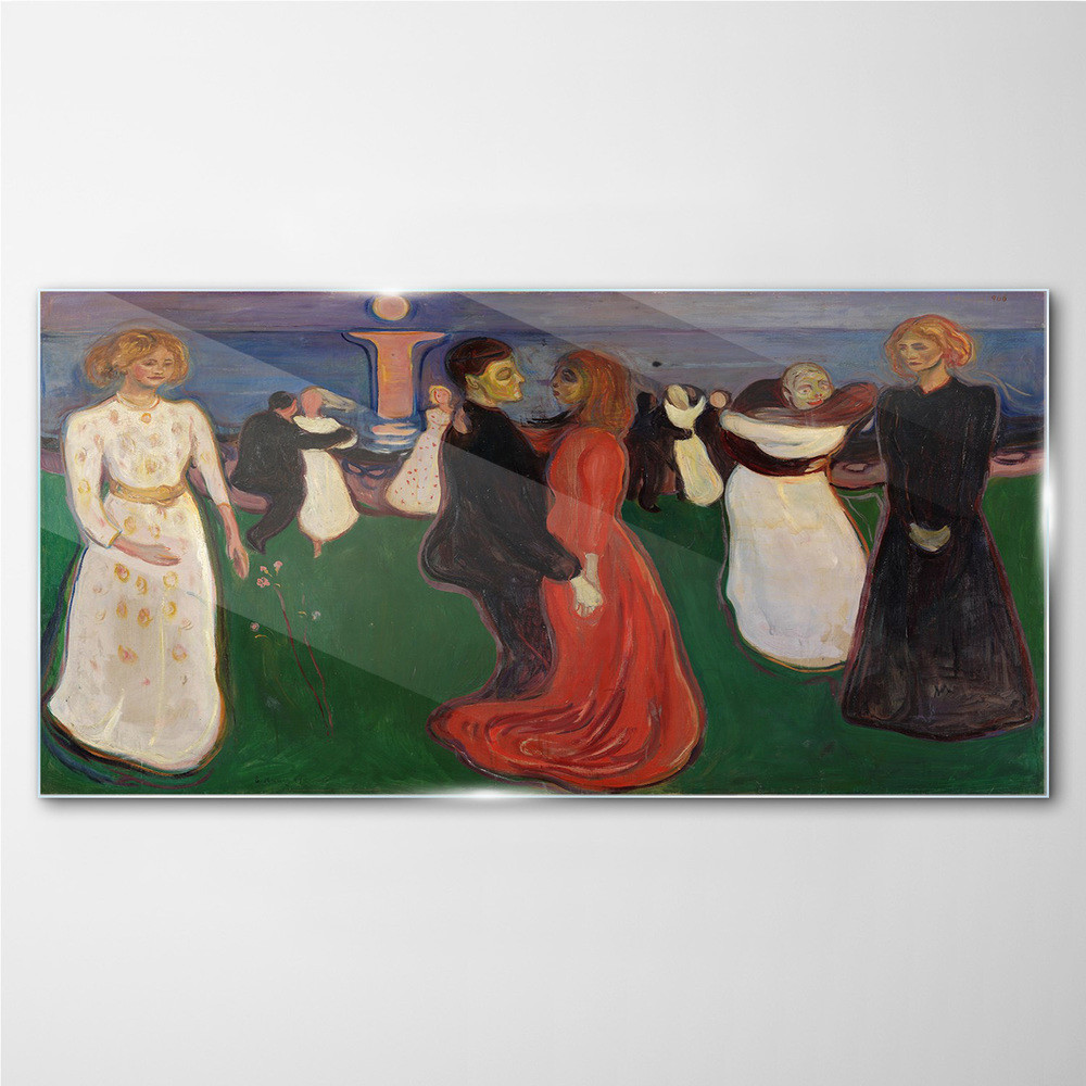 PL Coloray Obraz na Szkle dance of life Edvard Munch 100x50cm