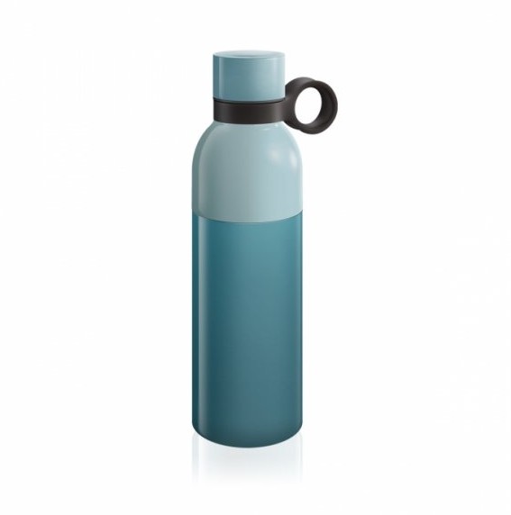 Tescoma CONSTANT PASTEL BUTELKA TERMICZNA ROZKŁADANA 0,5 L STAL NIERDZEWNA NIEBIESKA 318571.30