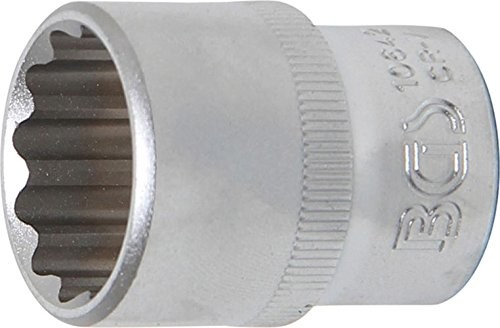 BGS nasadka na klucz nasadowy zastosowania 12-kątne, 1/2 cala, 22 MM, 1 sztuki, 10642