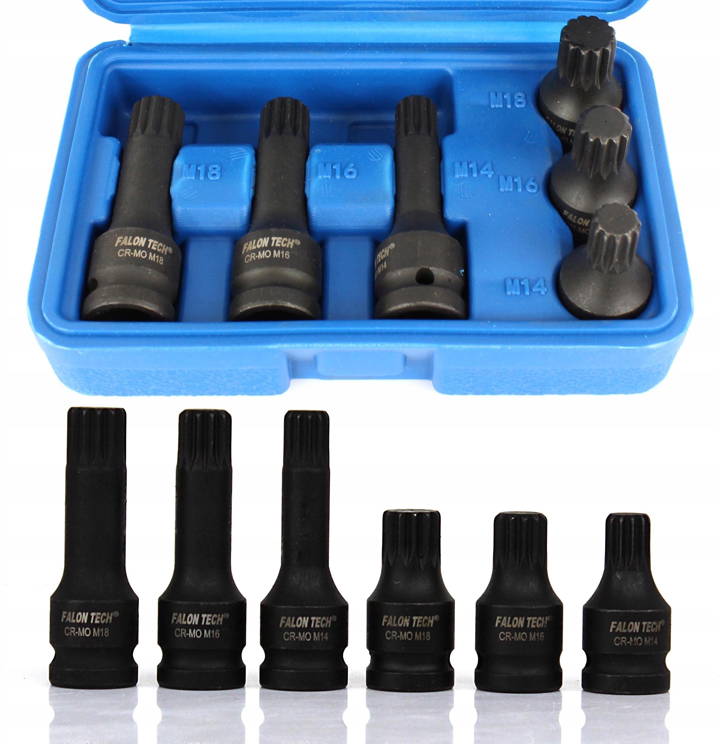 Klucze Udarowe Spline M14 M16 M18 - zawieszenia Vw