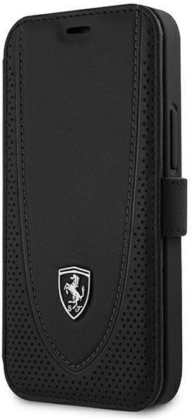 Zdjęcia - Etui Ferrari FEOGOFLBKP12SBK iPhone 12 mini 5,4" czarny/black book Off Tra 