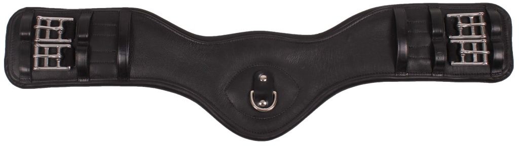 HORKA Anatomiczny popręg ujeżdżeniowy, skórzany, czarny, 50 cm HORKA (180052-0000-0232)