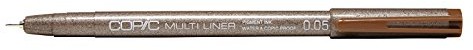 Copic copic 0.05 MM Multi-Liner, sepia CZ22075501