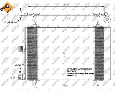 NRF Skraplacz, klimatyzacja 35437