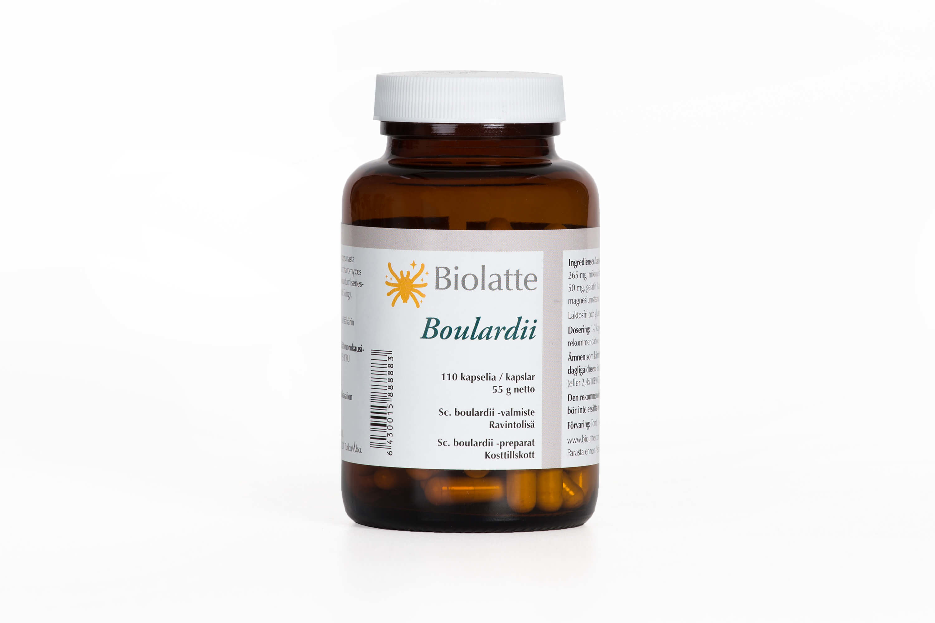 BIOLATTE Boulardii (Probiotyk, mikro drożdże Sc. boulardii) 110 Kapsułek